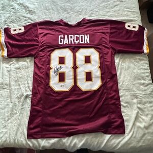 Pierre Garçon autographed jersey. Beckett certified